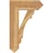 Ekena Millwork Olympic Arts & Crafts Rough Sawn Bracket, Western Red Cedar, 6"W x 22"D x 34"H BKT06X22X34OLY03RWR - alternate 4
